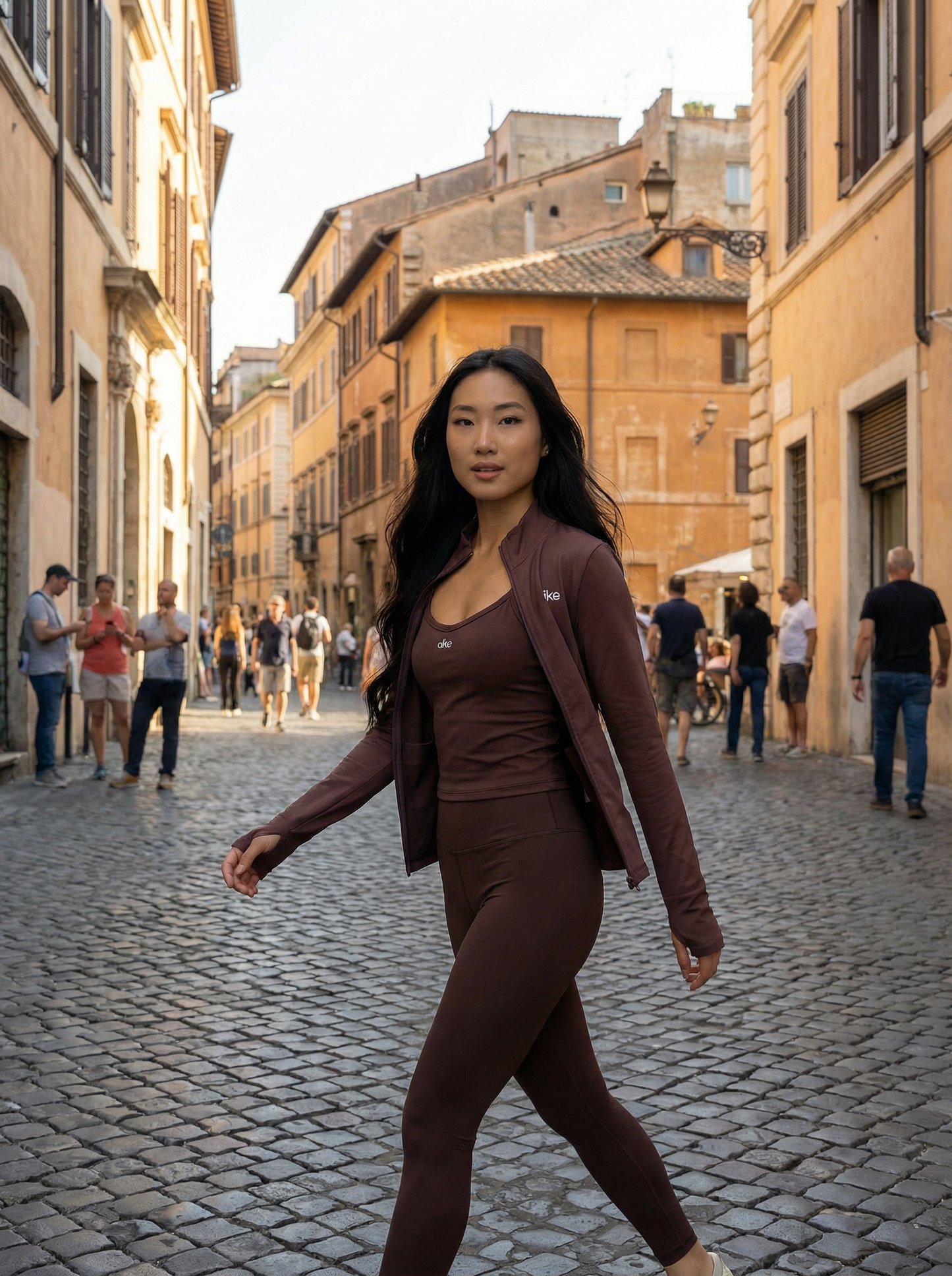 Canotta reggiseno lunga senza cuciture